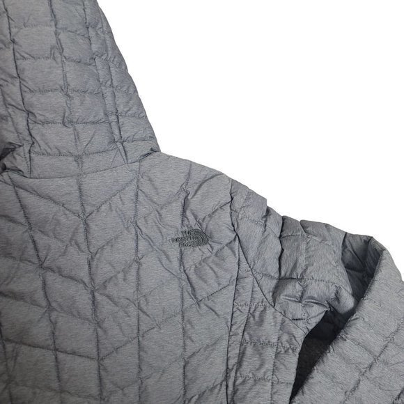 The North Face Womens XS‎ Gray Thermoball ECO Parka Puffer Quilted Jacket - Picture 7 of 9